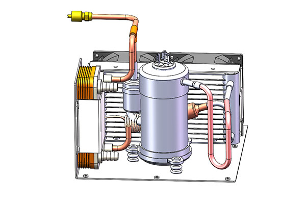 Miniature laser chiller