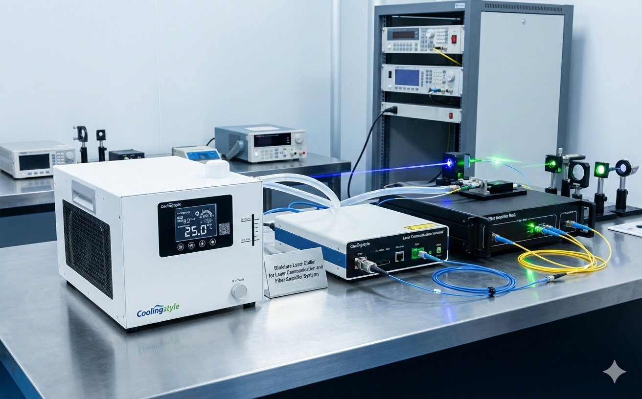 Laserkommunikationskühler